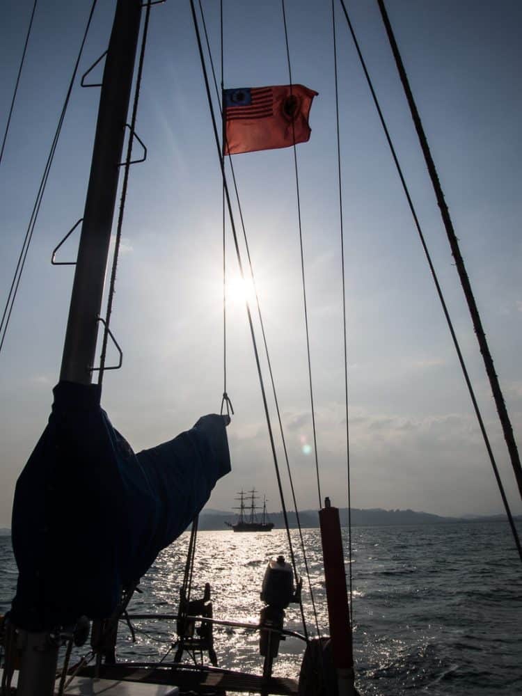 Sailing into the sunset, Langkawi Sailing School