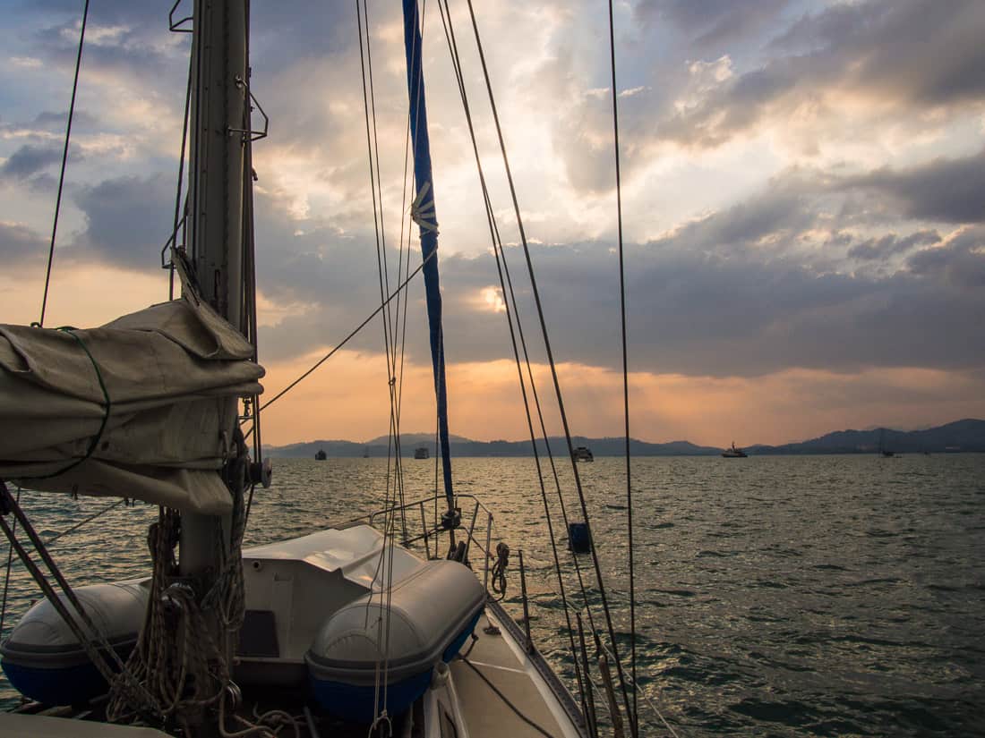 Sailing into the sunset with Langkawi Sailing School