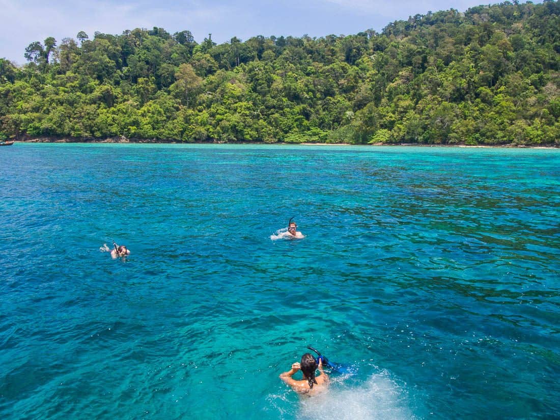 Snorkelling at Koh Rok, Koh Lanta, Thailand