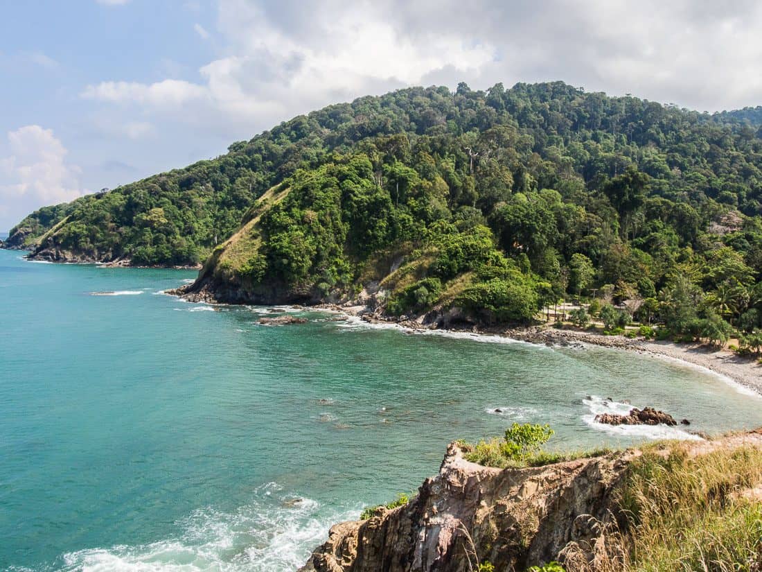 Ride a scooter to Koh Lanta National Park and see this view from the lighthouse