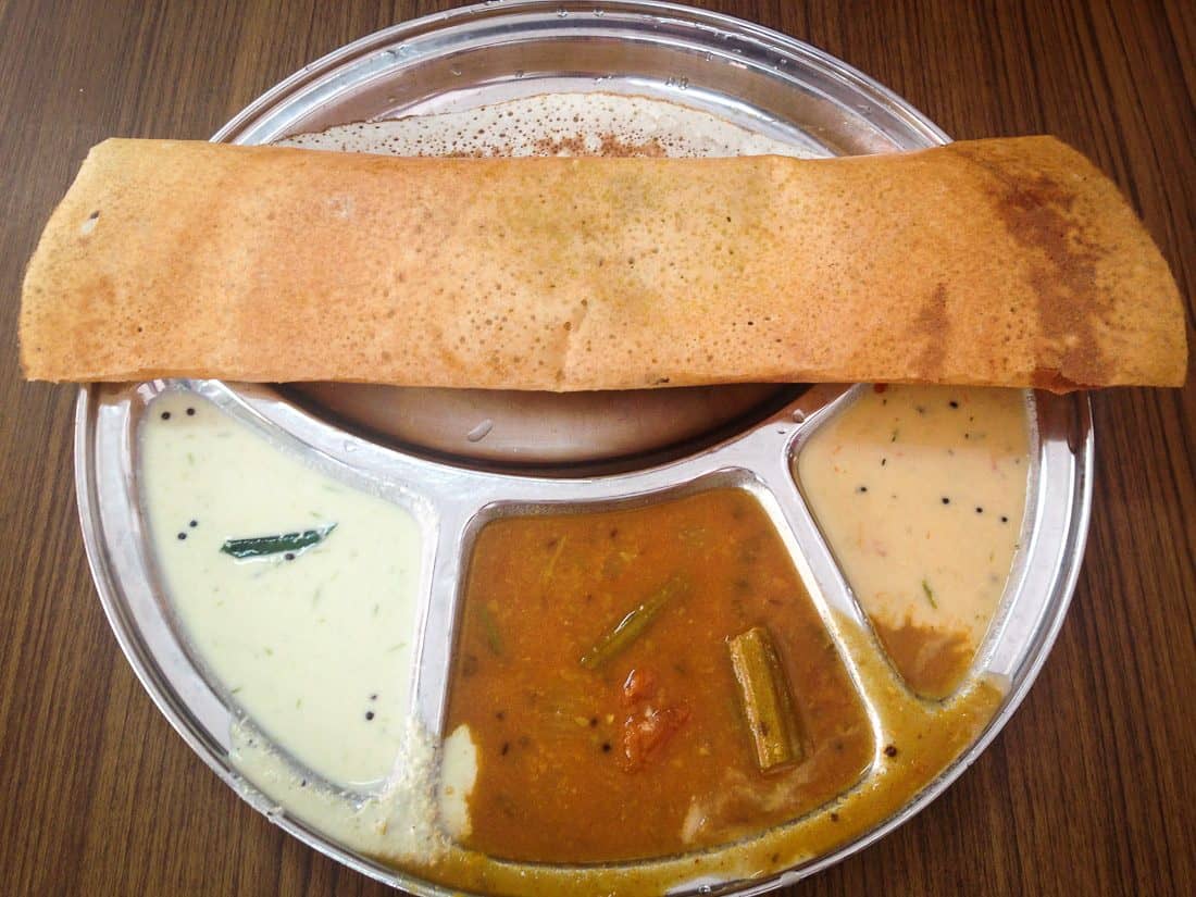 Masala dosa, Singapore