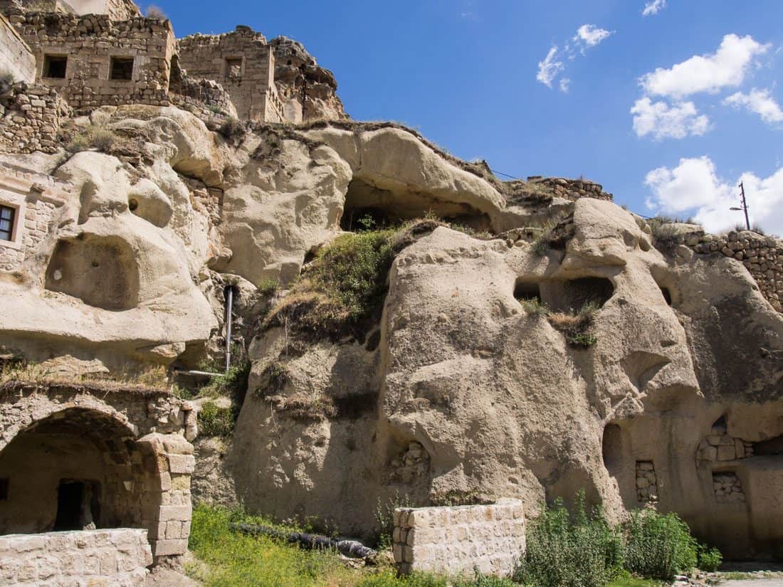 Old cave houses in Ortahisar