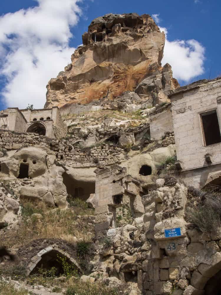 Ortahisar's castle is prominent throughout the town