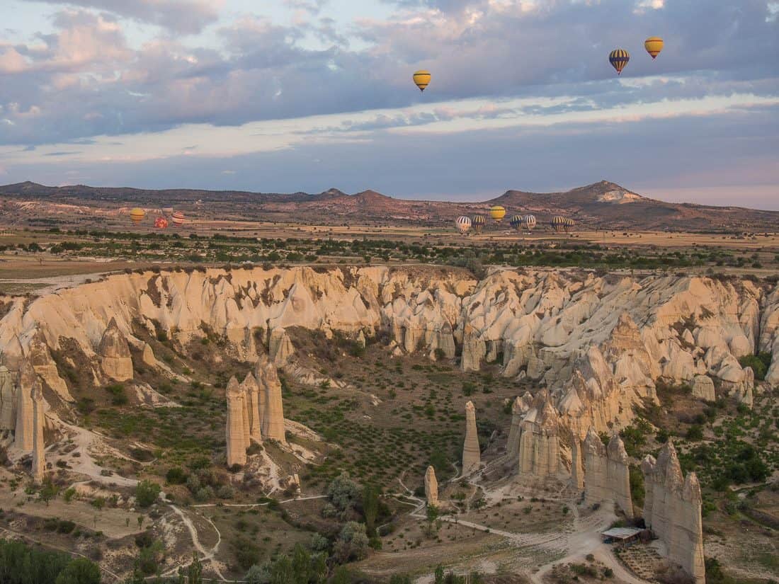 Love Valley, Hot Air Ballooning in Cappadocia with Turkiye Balloons