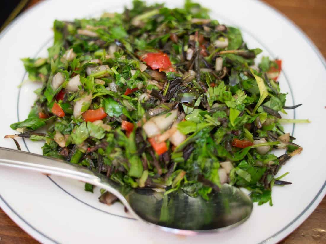 Zaatar salad with pomegranate, Ciya