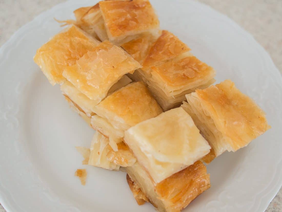 Cheese börek: Vegetarian food in Turkey