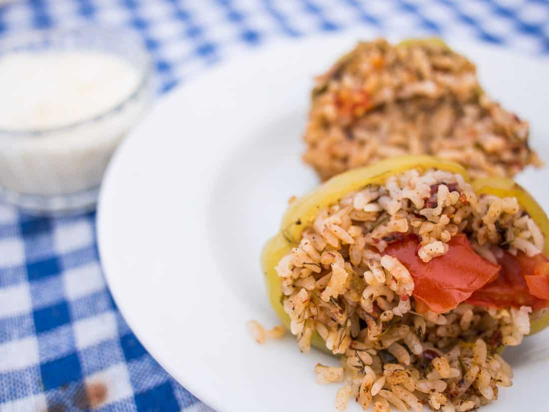 Stuffed peppers at Ocak, Göreme