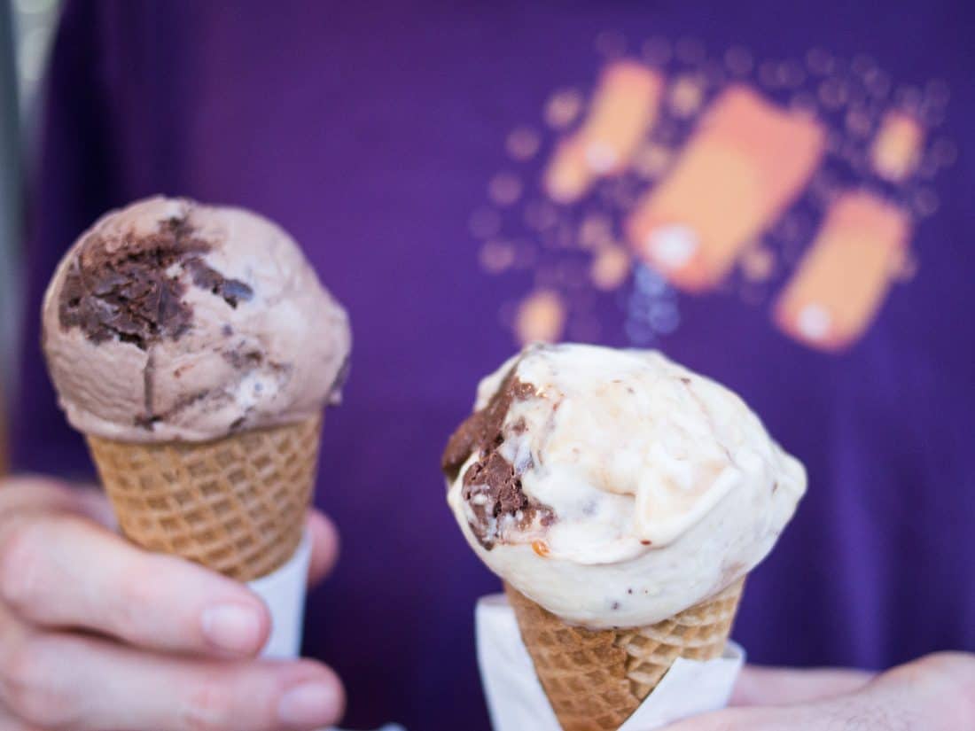 Vegan ice cream at Salt & Straw, Portland