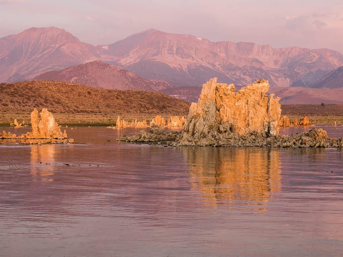 Mono Lake, California at sunrise