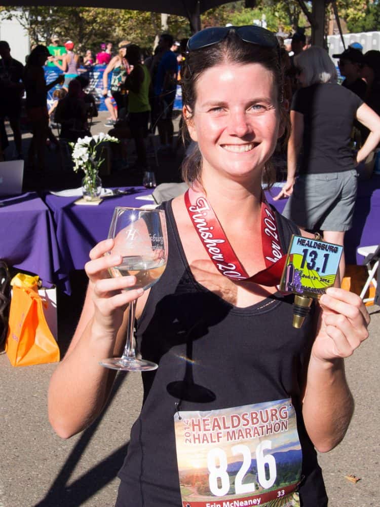 My first half marathon - Run Wine Country Healdsburg Half Marathon