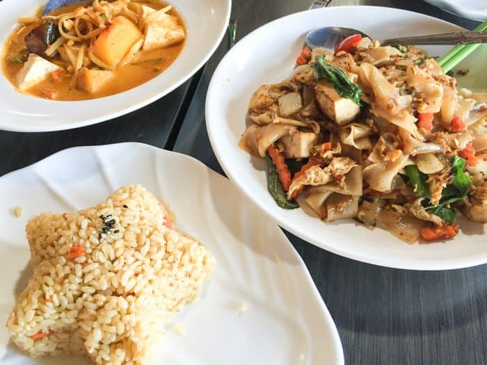 San Diego vegan food - Thai vegan at Plumeria