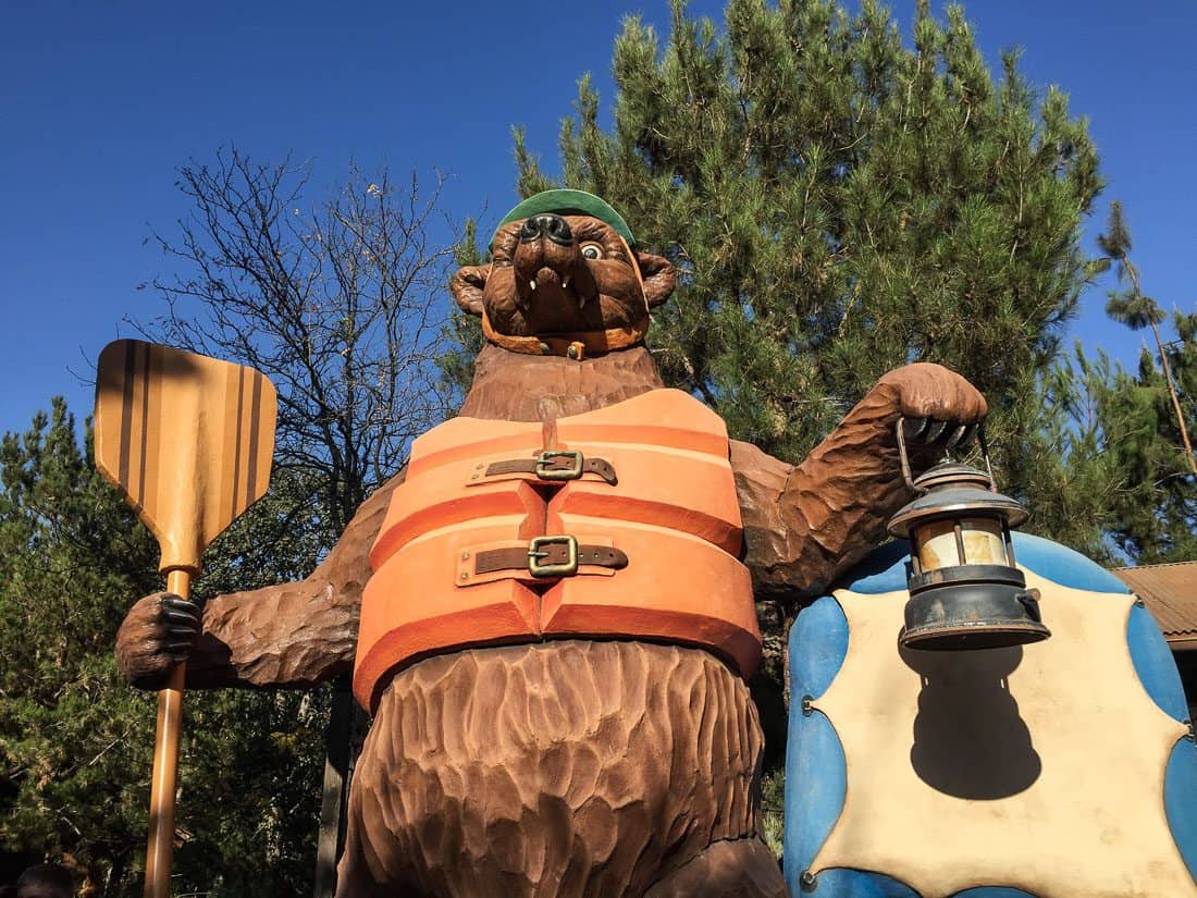 Grizzly River Run water ride, one of the best rides at Disneyland California Adventure