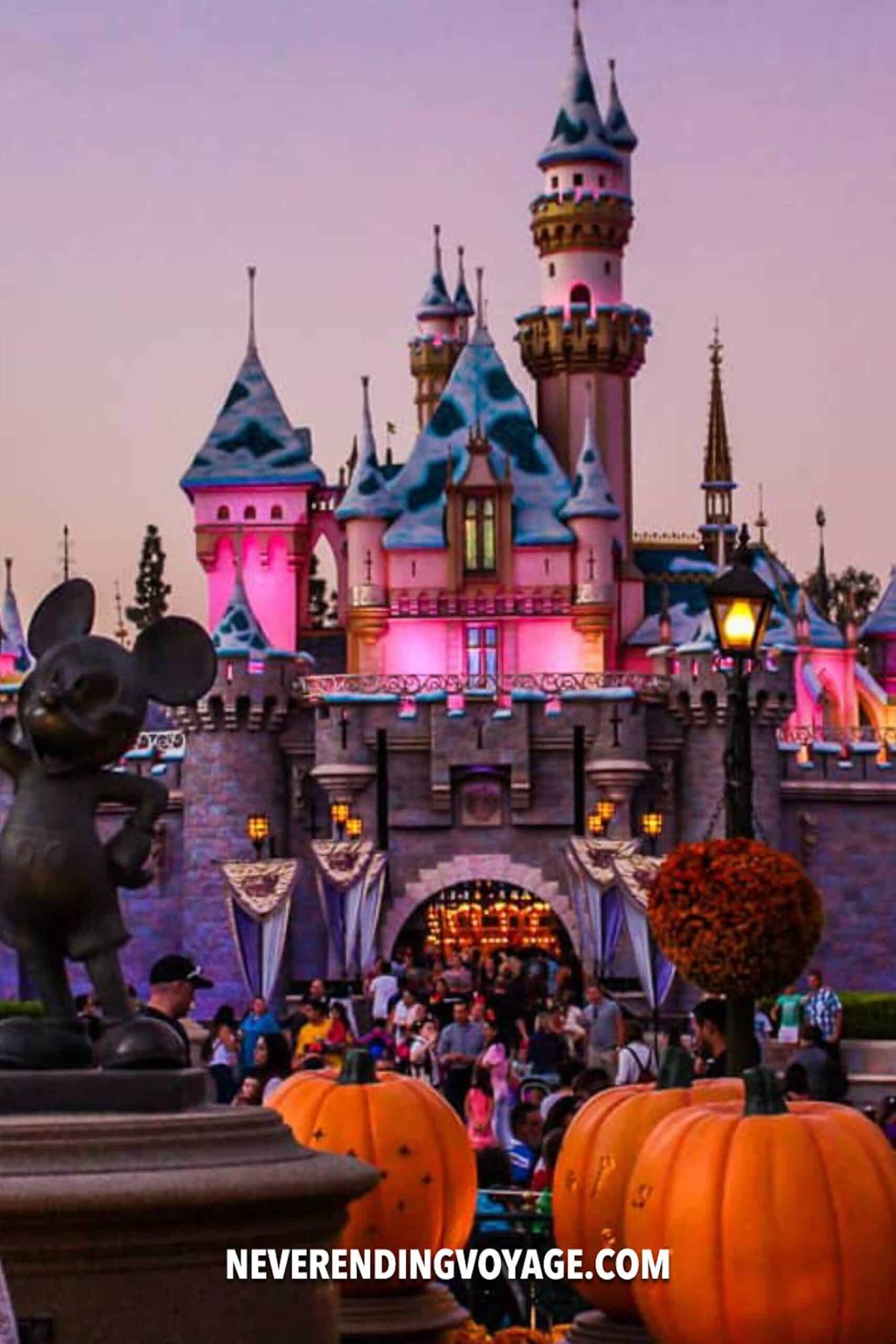 Disneyland & California Adventure Itinerary Guide Pinterest pin