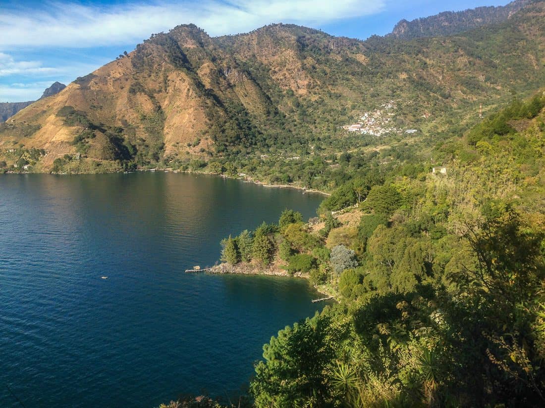 The view on the hike from San Marcos to Jaibalito