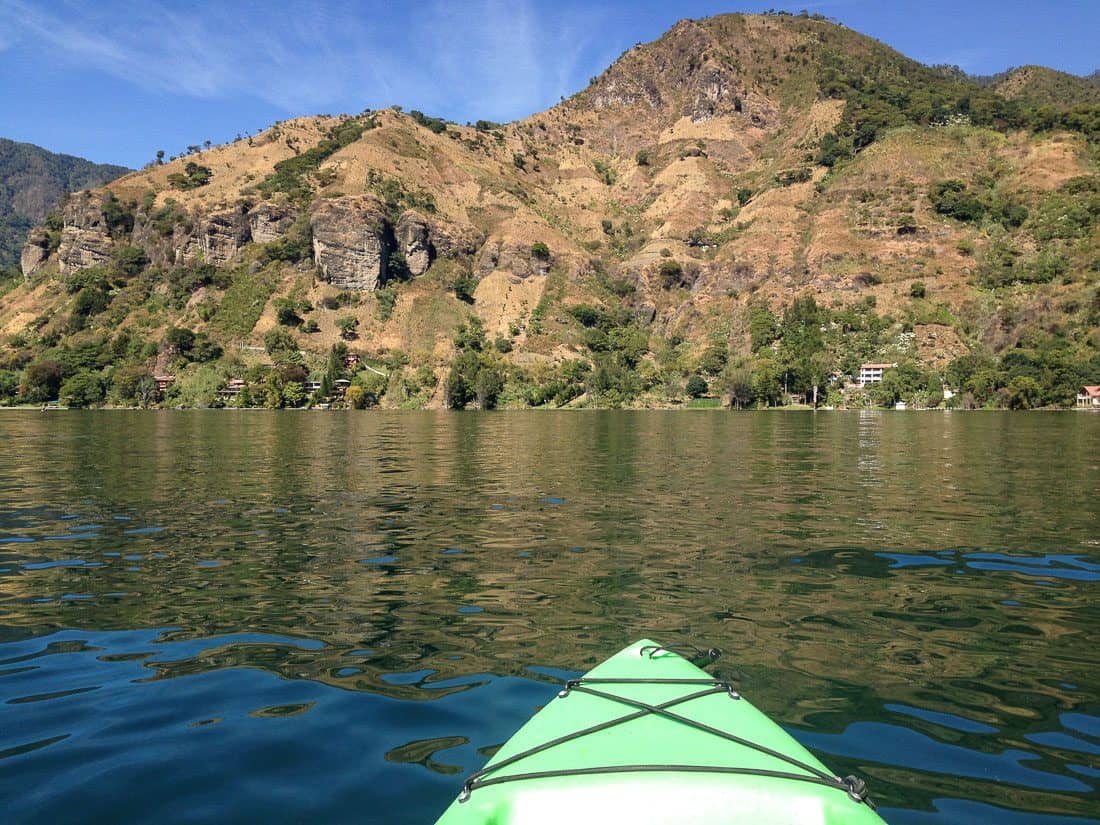 Kayaking in San Marcos, Lake Atitlan