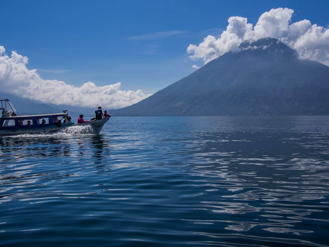 Lancha in San Marcos, Lake Atitlan