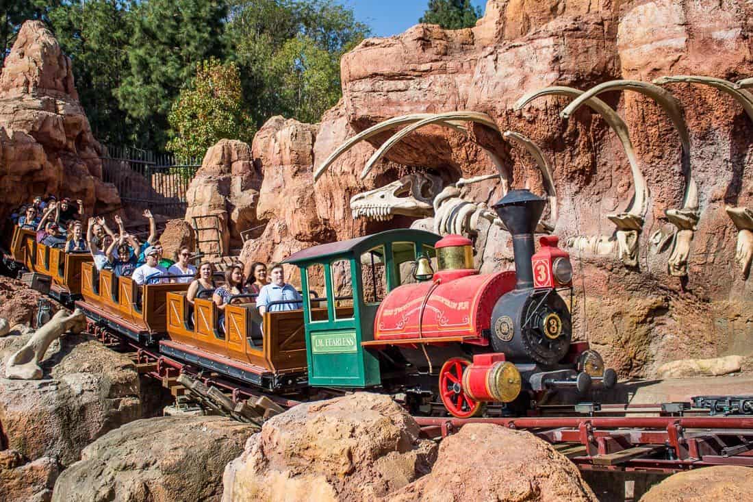 Big Thunder Mountain, one of the best Disneyland rides for adults