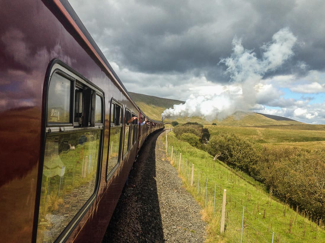 Steam train England