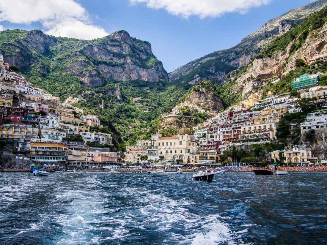 Positano - cabin charter sailing trip