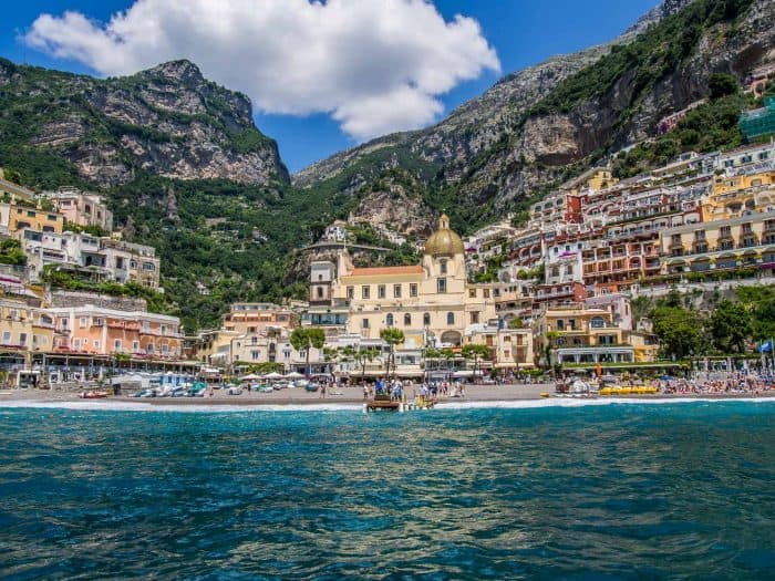 Positano, Amalfi Coast sailing trip