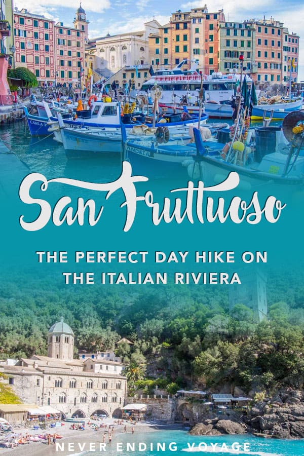 Looking for a gorgeous hike on the Italian Riviera? Here's all you need to know about San Fruttuoso. #hikingeurope #europe #italy #italyhiking #italianriviera #italytravel