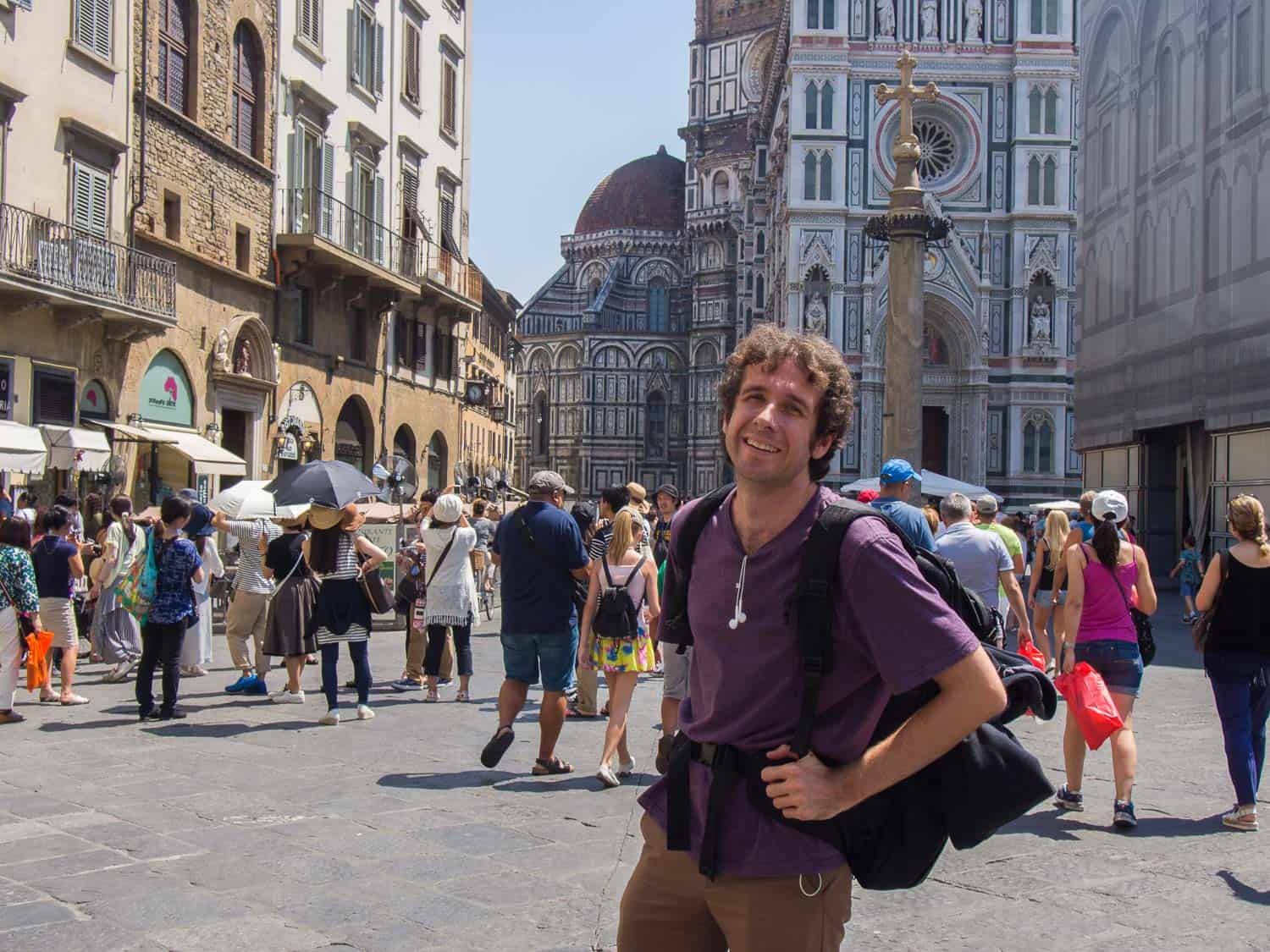 Italy to London by train: Florence Duomo