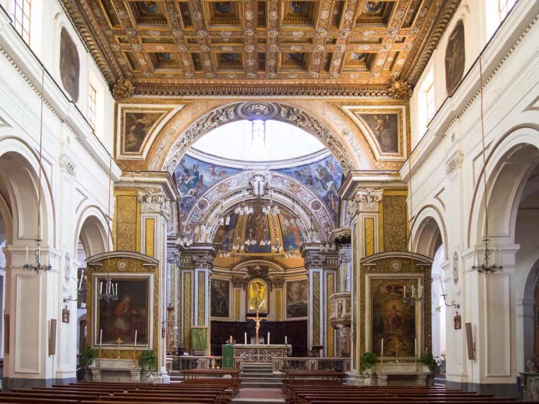 Abbazia San Michele Arcangelo on Procida Island, Italy