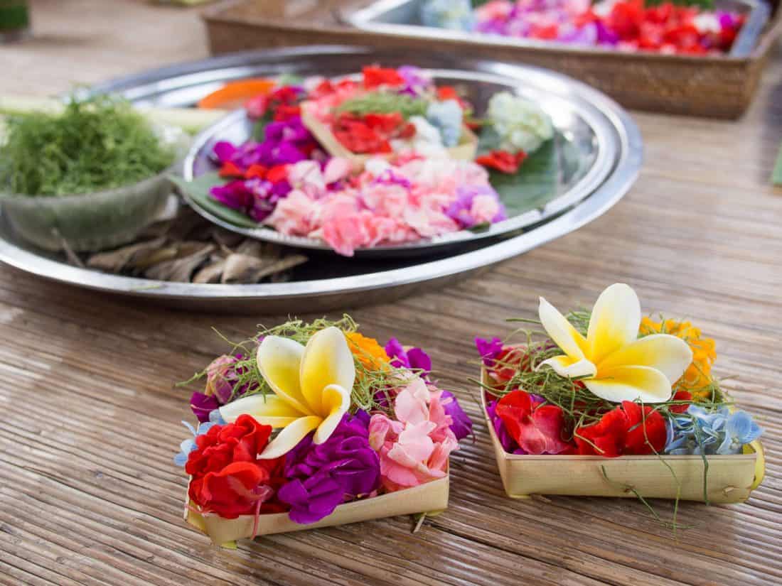 Balinese offerings