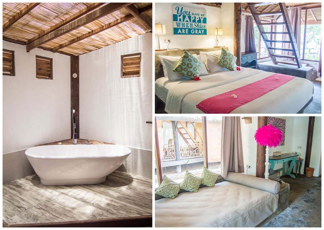 Deluxe bungalow at Sunrise Resort, Gili Air