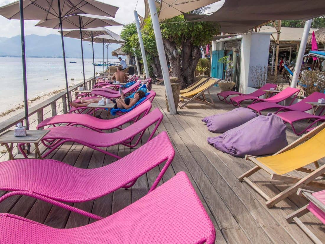 Sundeck at Sunrise Resort, Gili Air