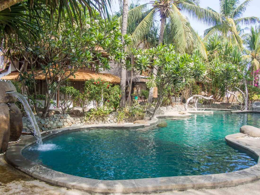 Pool at Sunrise Resort, Gili Air