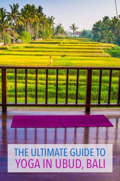 The best yoga studios in Ubud, Bali including drop-in classes, yoga retreats and more