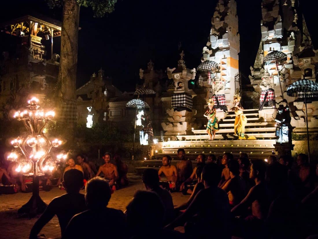 Kecak dance in Junjungan village