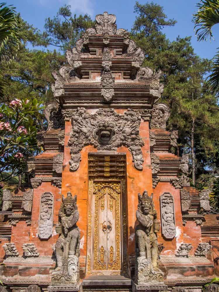 Balinese temple entrance