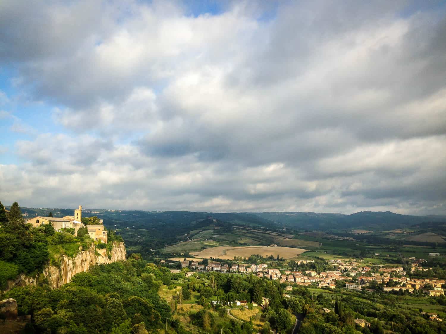 Minimalist running shoes for travel - Orvieto Italy