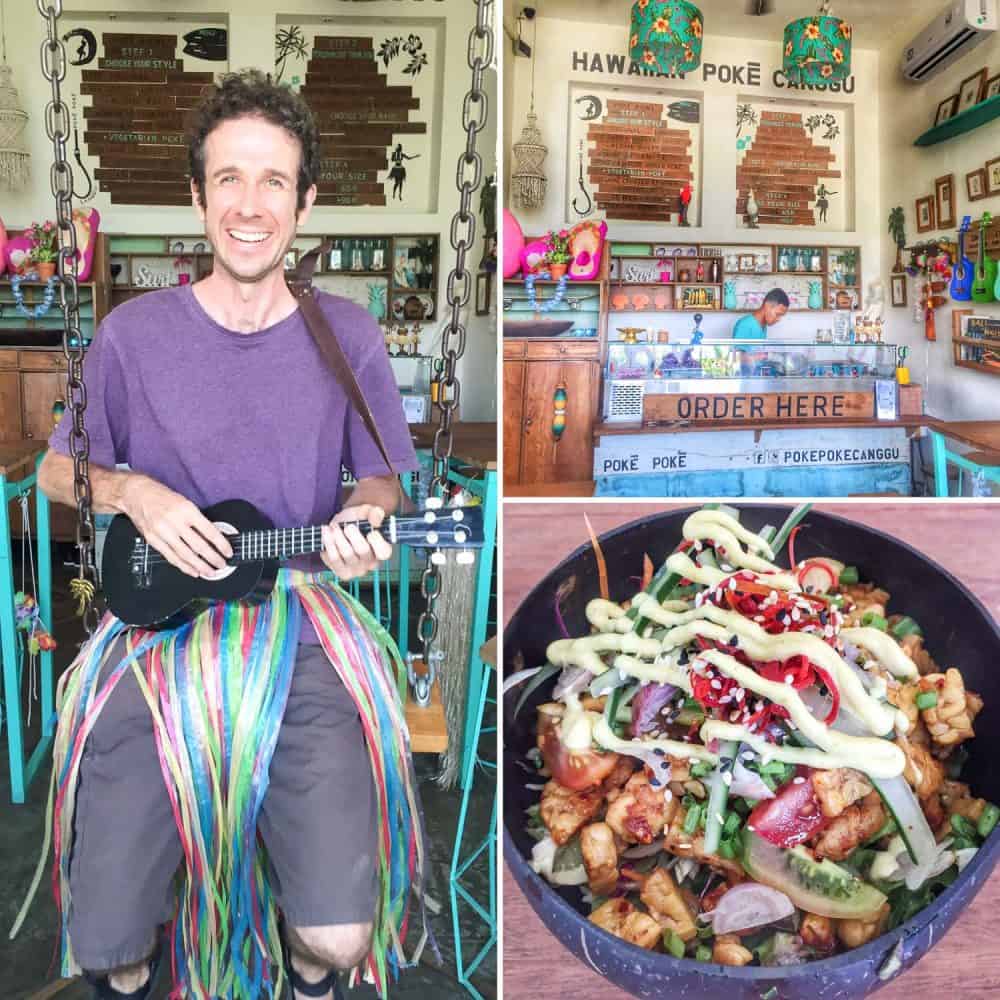 Vegetarian restaurants in Canggu- Poke Poke