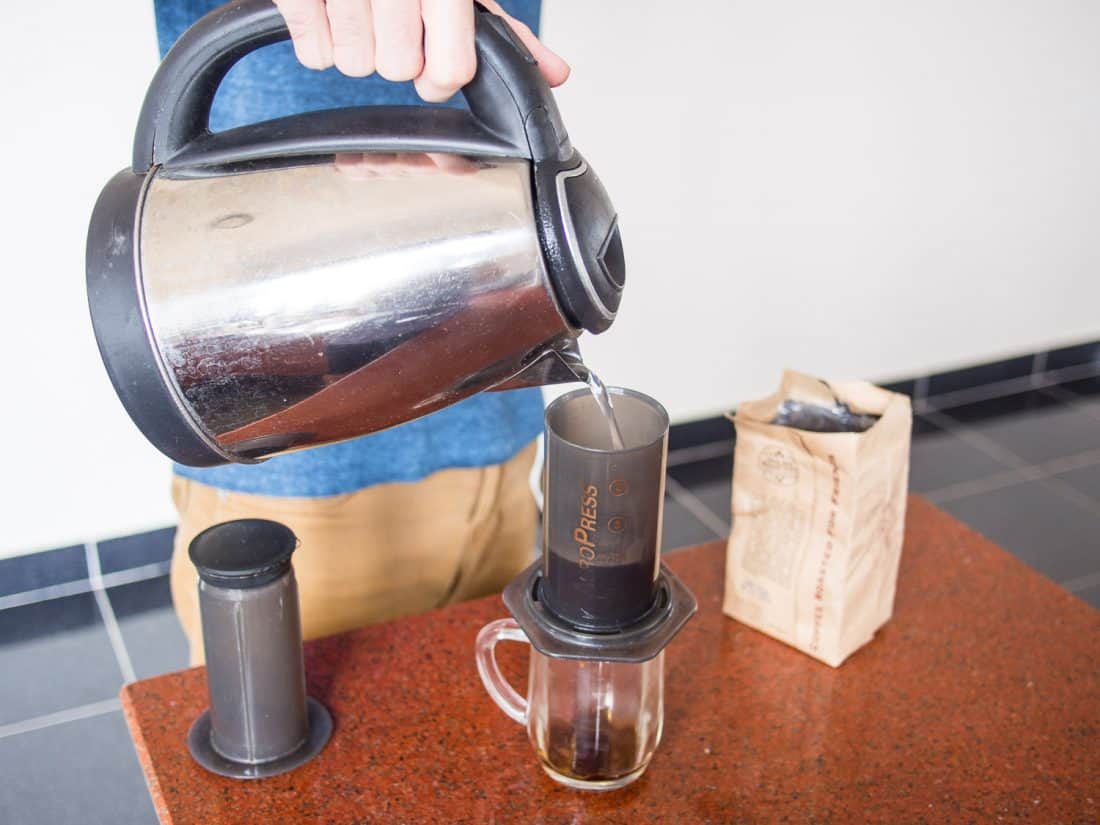 Carry on travel packing list -AeroPress for travel