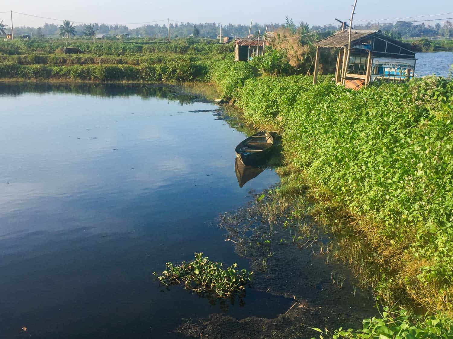 Waterways on my running route in Hoi An