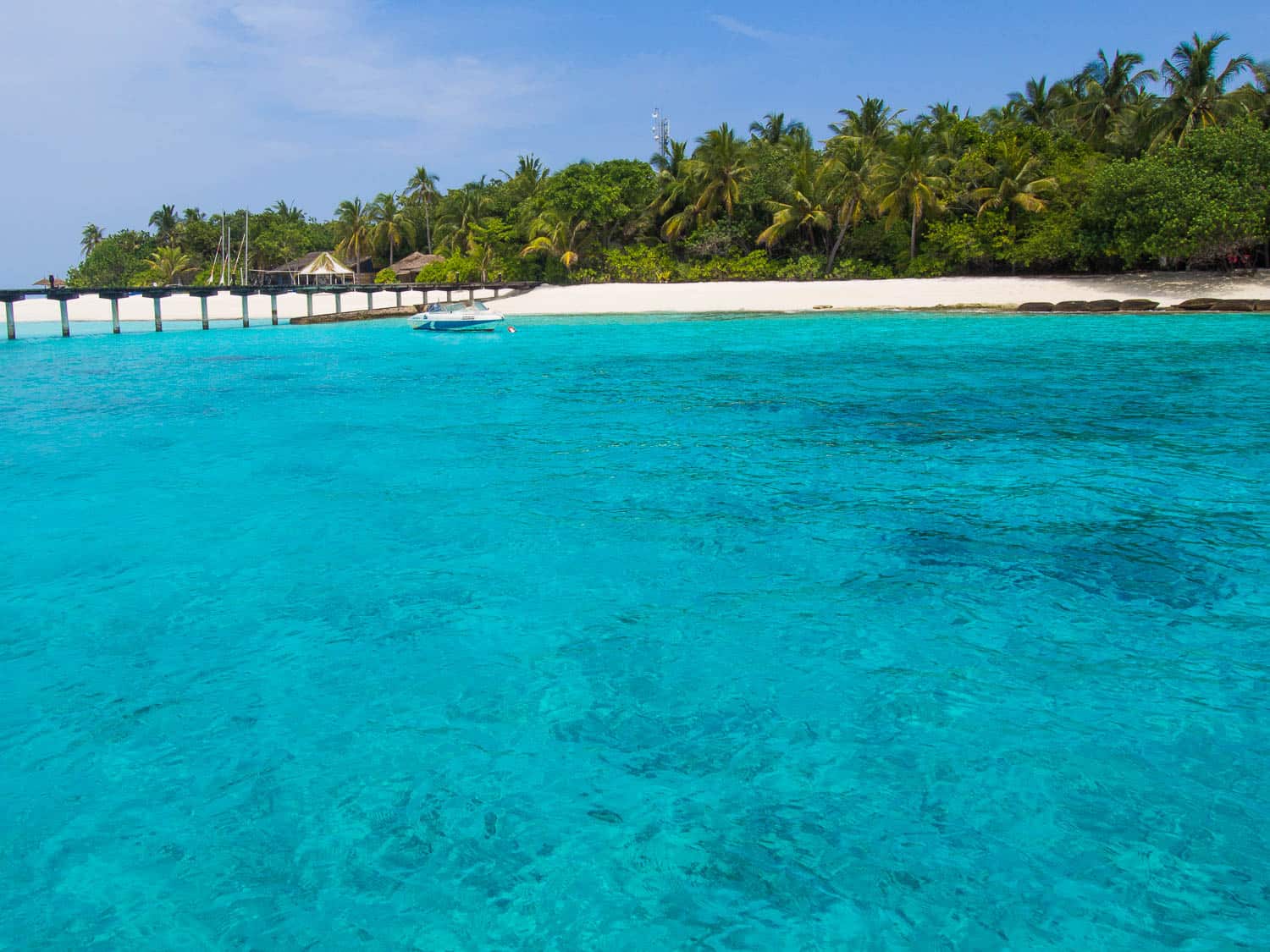 Arriving at Reethi Beach Resort, Maldives