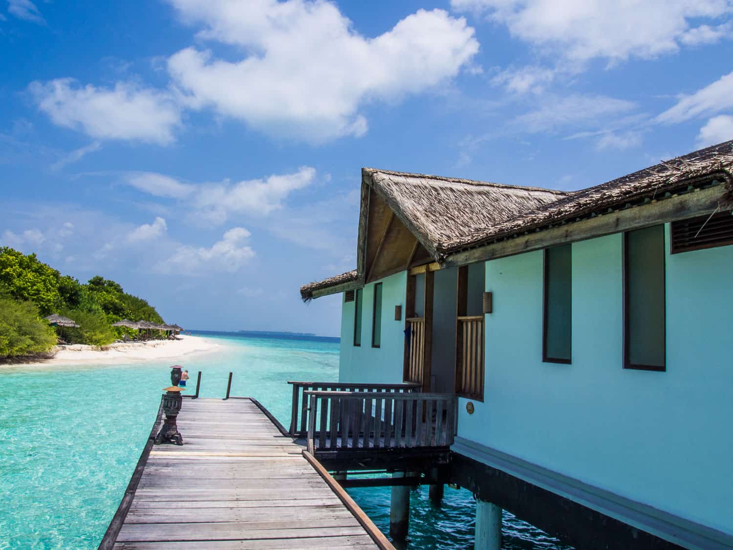 Affordable overwater bungalows in the Maldives at Reethi Beach Resort