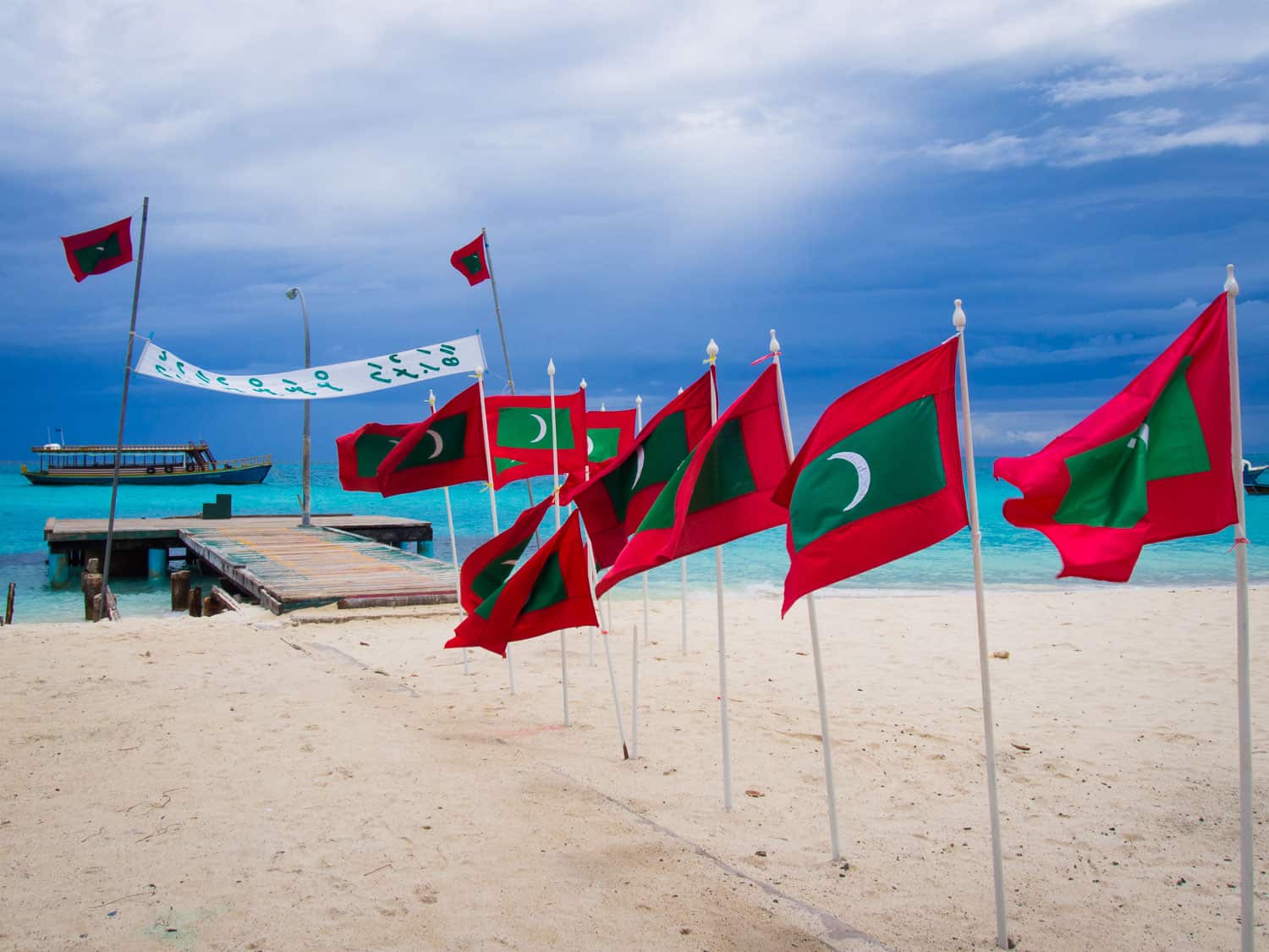 Fulidhoo's jetty