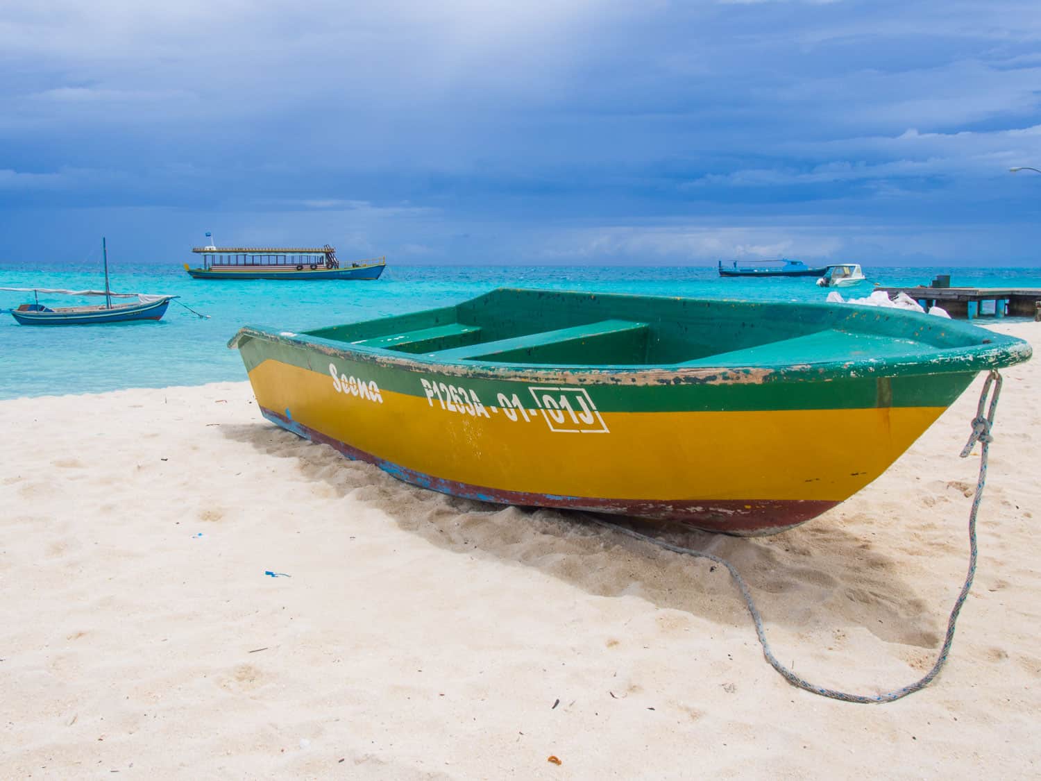 Fishing boat on Fulidhoo