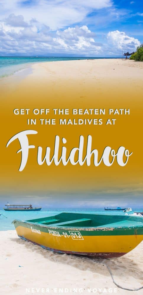 If you're looking to get off the beaten path to an island paradise in the Maldives, then look no further than Fulidhoo