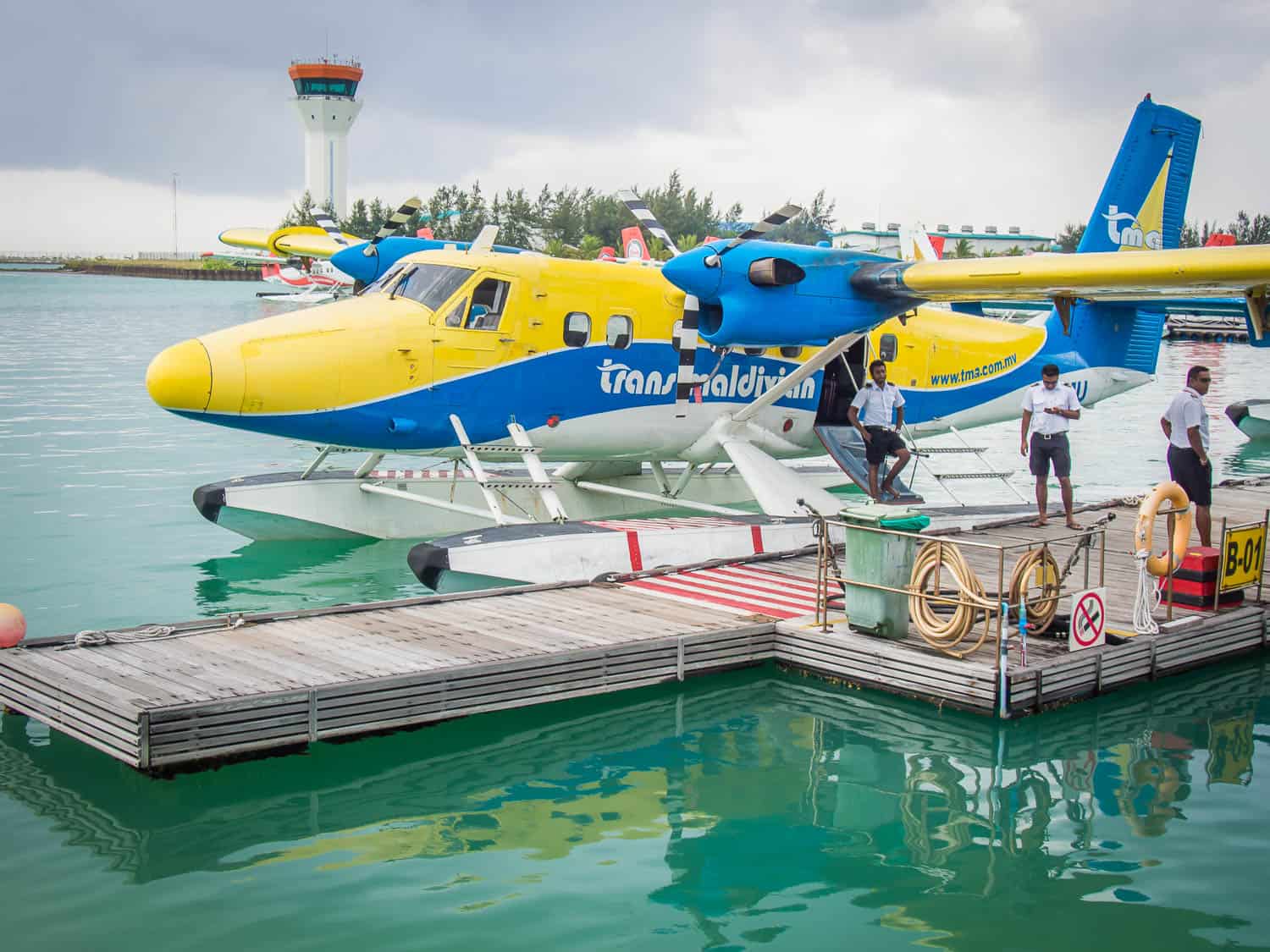 Seaplane pilots Maldives