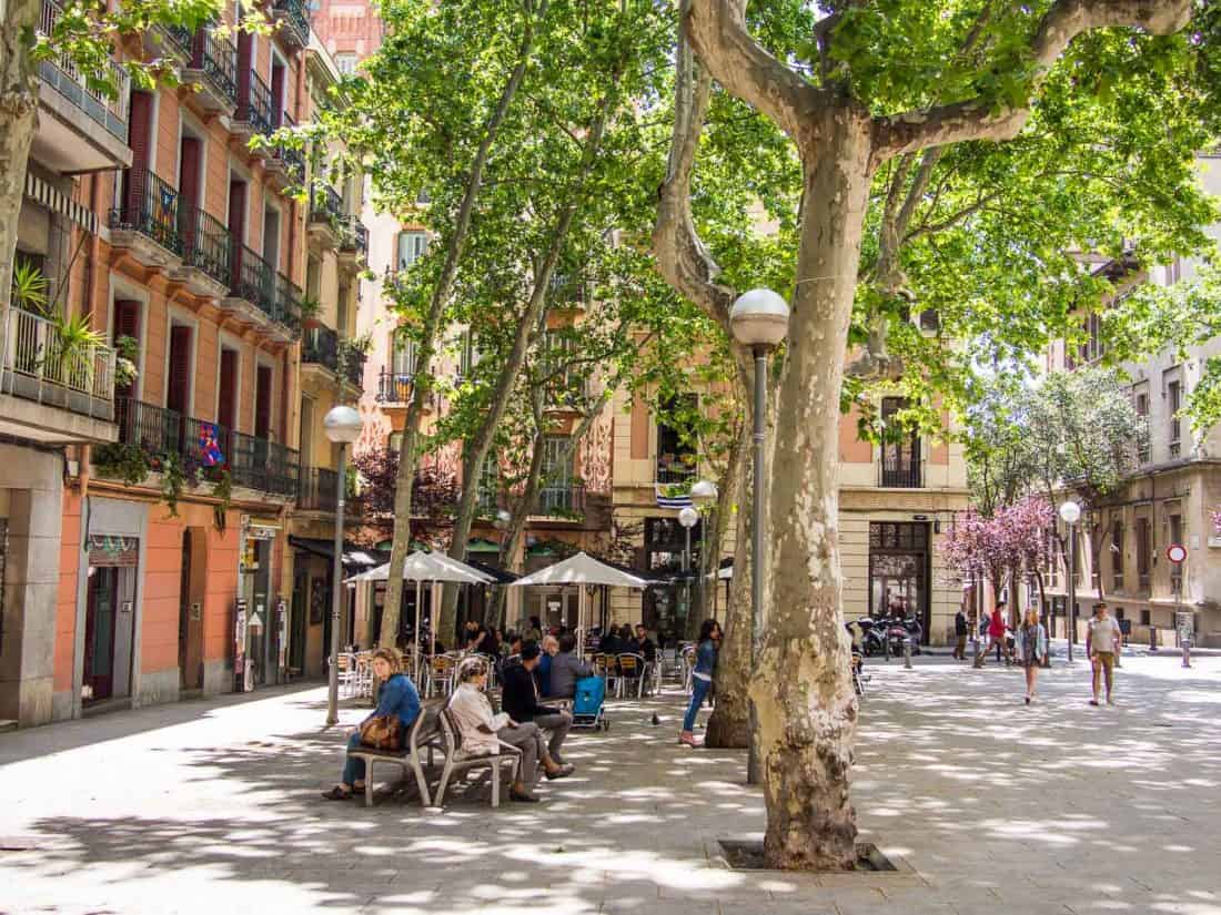 Gracia Barcelona square