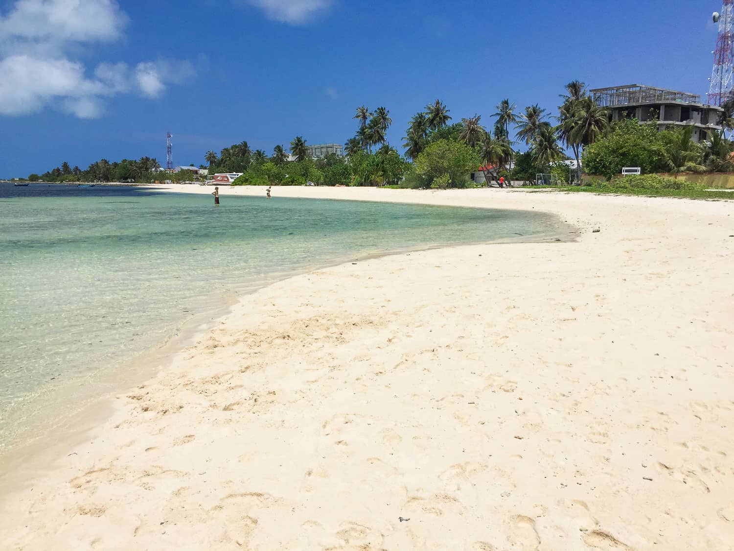 Maafushi local beach, Maldives