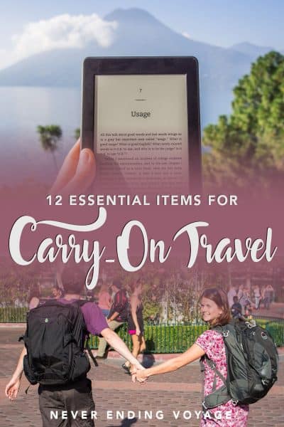 Ready to pack lighter? Here are 12 essential items that will make carry-on travel easy!