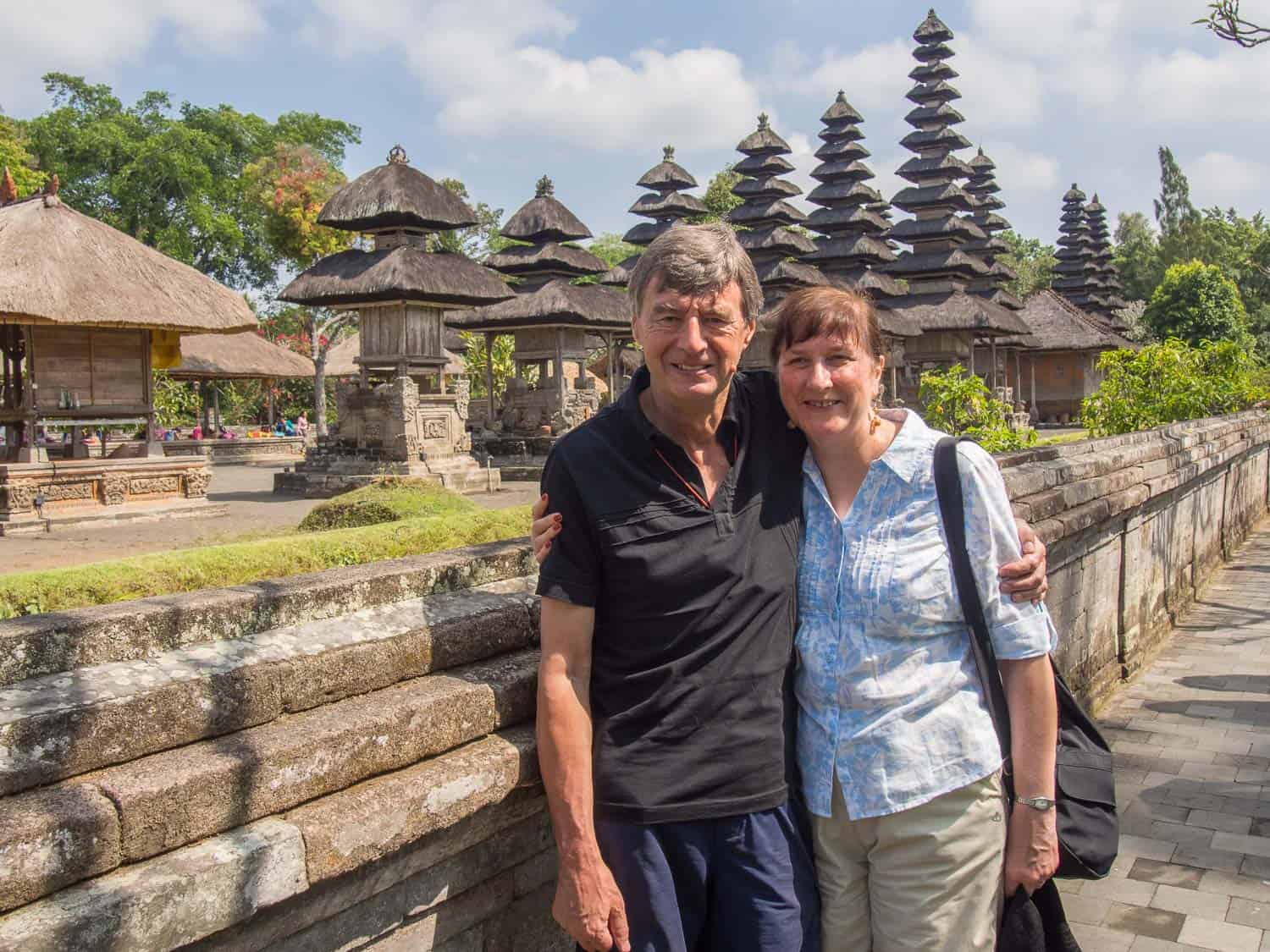 Dave and Simon's mum in Bali