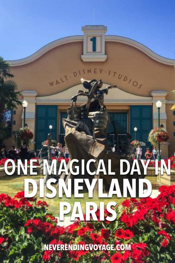 Disneyland Paris Itinerary Pinterest pin