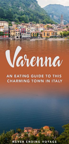 The best restaurants in Varenna, a cute village on Lake Como in Italy. We take you through a perfect day of eating from breakfast to dinner with stops for gelato and the classic Italian pre-dinner aperitivo.